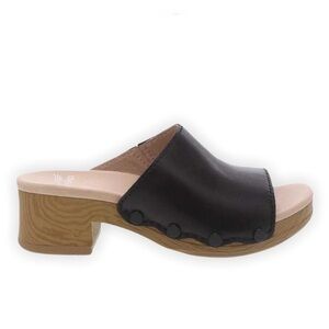 Dansko Giana clog women’s shoes, black leather size 39 new without box